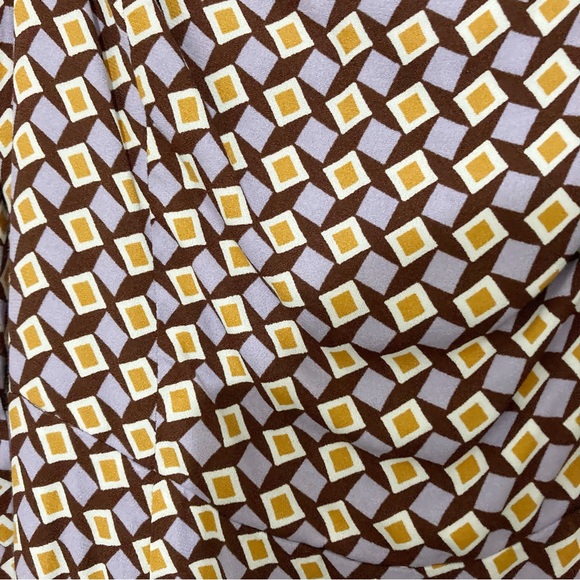 Reformation Hilda Midi Long Sleeve Dress Plaza Print Size 8 NWT - Picture 7 of 16